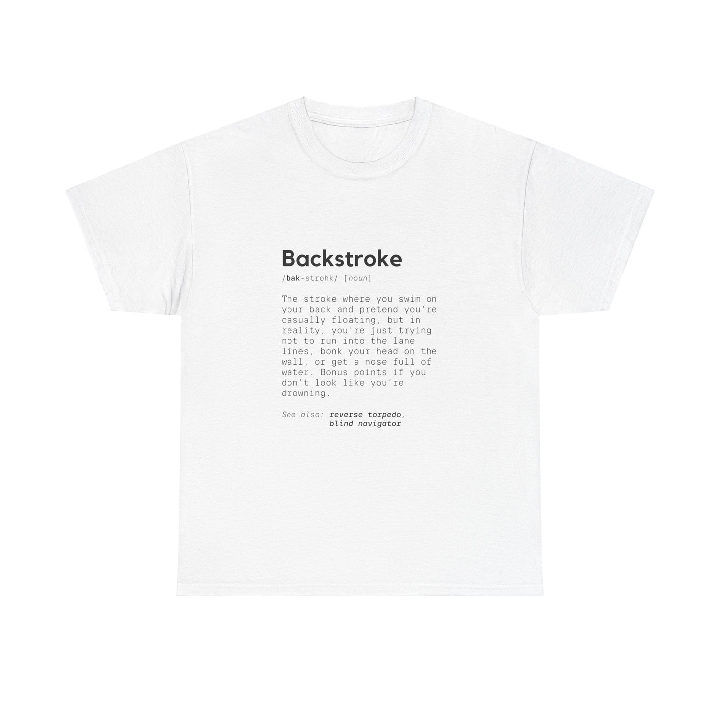 Backstroke: Cotton Unisex Tee