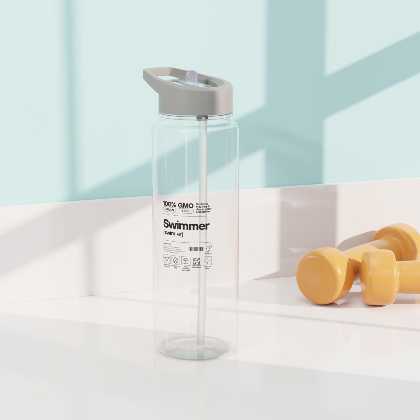 Swimmer Ingredients: Water Bottle