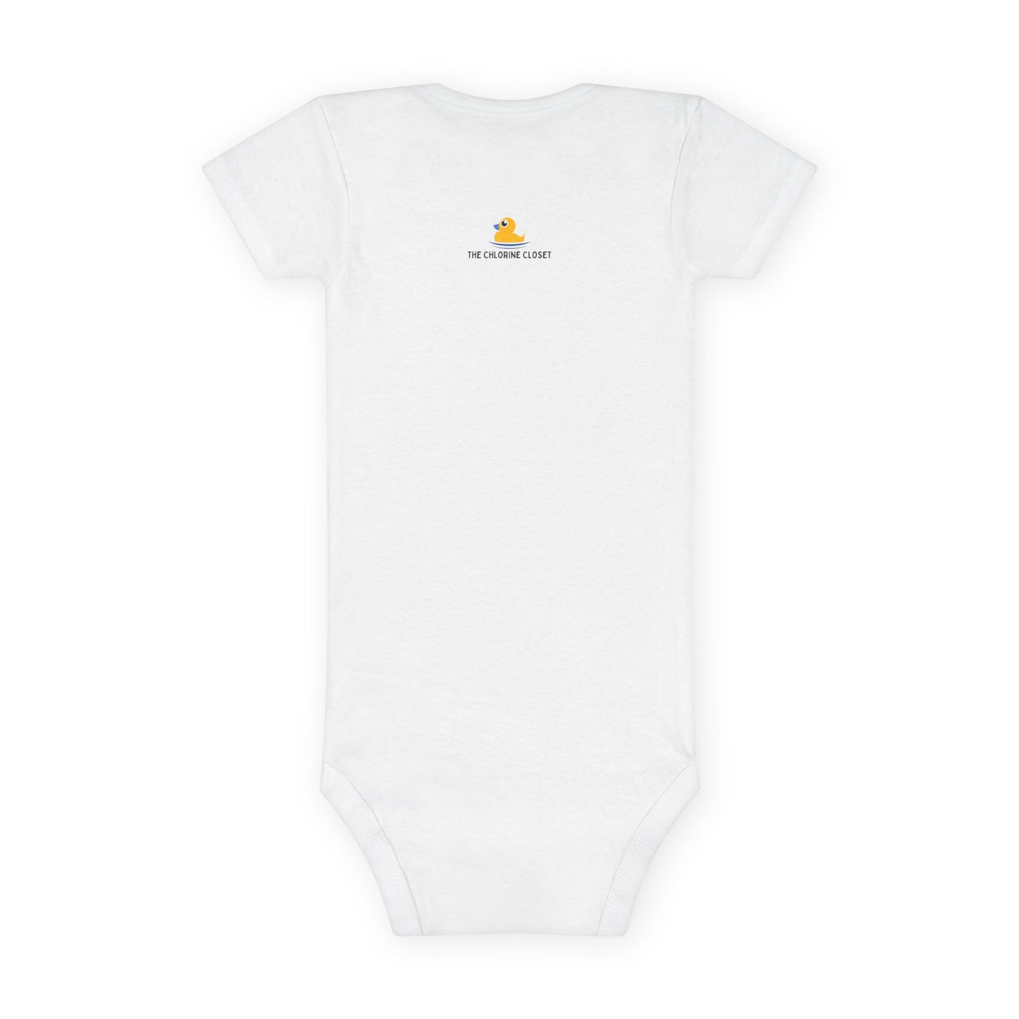 Swim Team Rookie: Baby Short Sleeve Onesie®