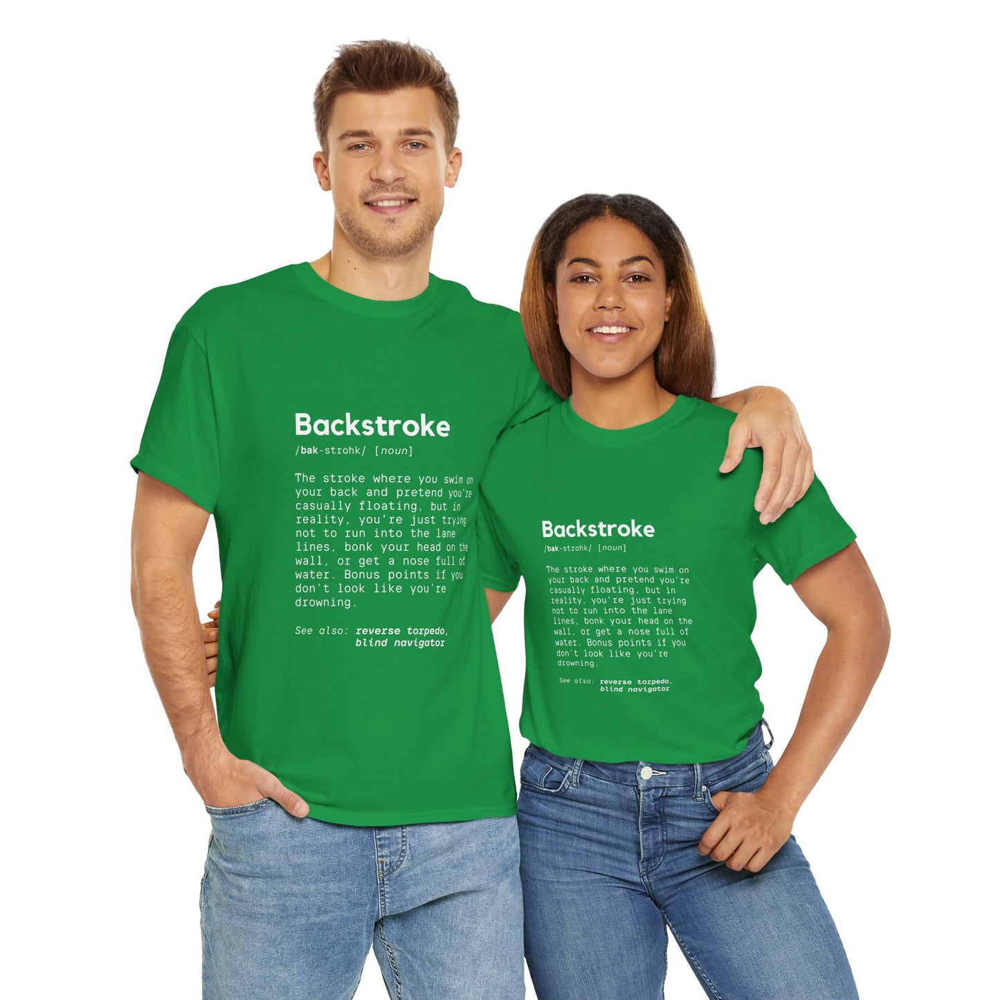 Backstroke: Cotton Unisex Tee