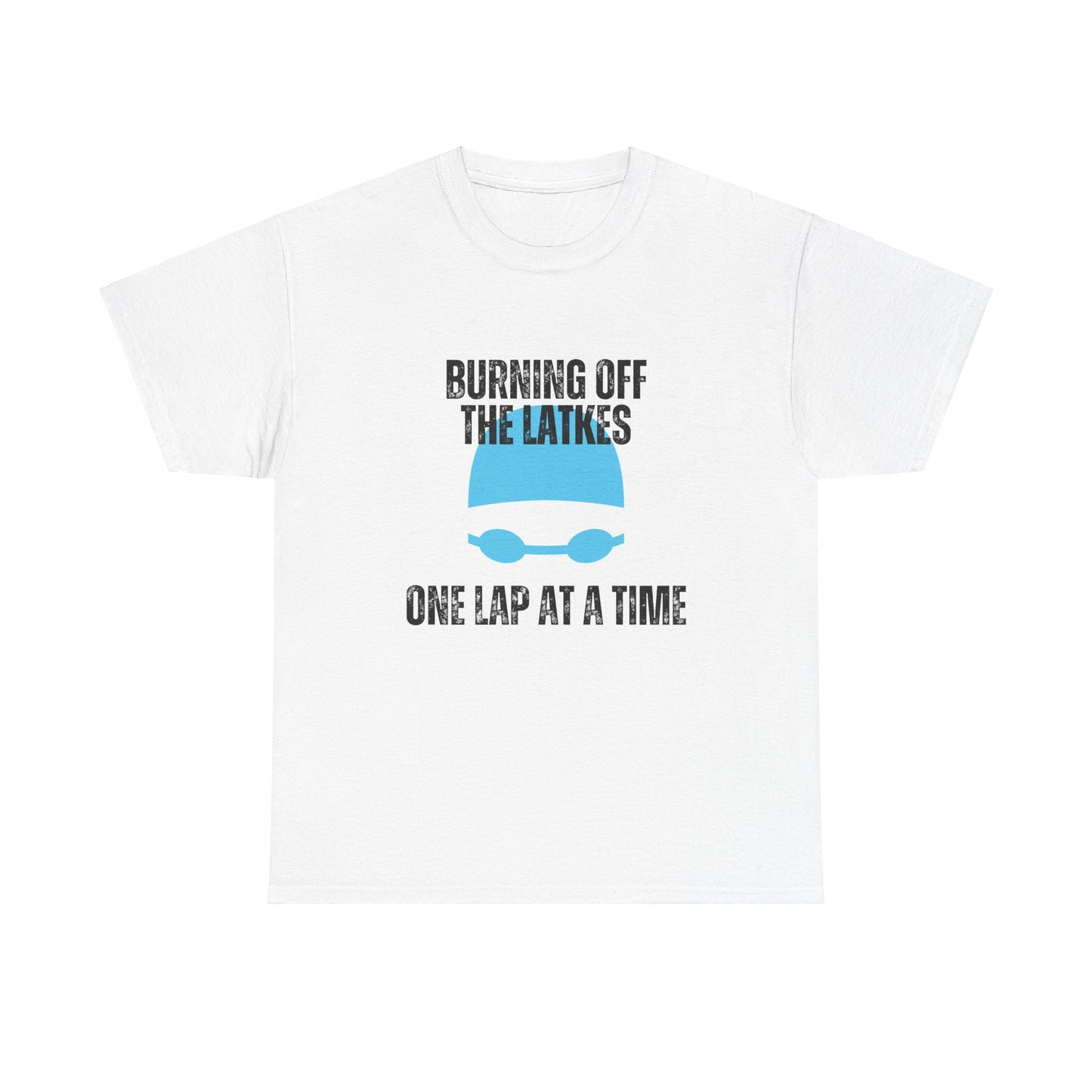 Burning Off the Latkes One Lap at a Time: Cotton Unisex Tee