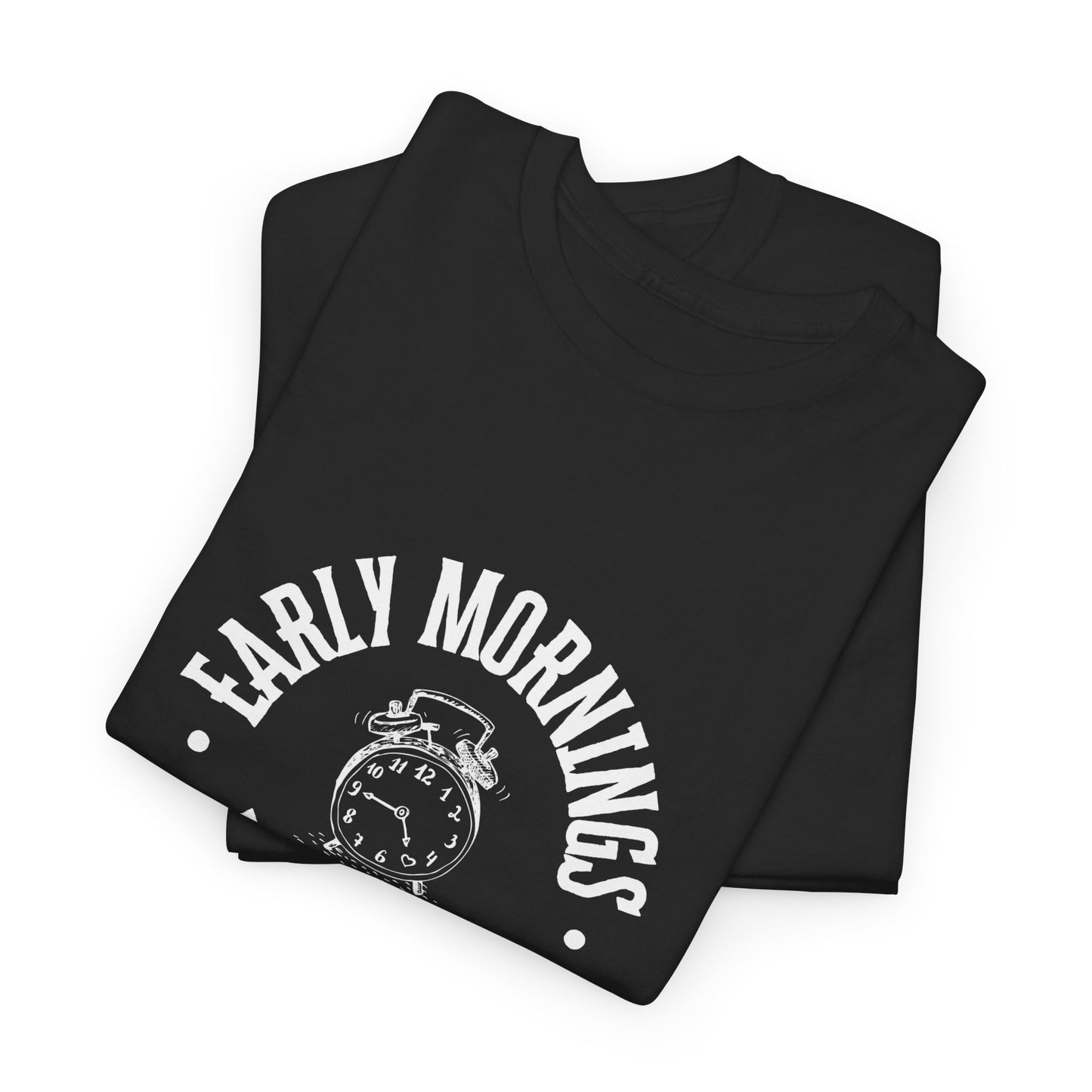 Swim Dad Early Mornings: Cotton Unisex Tee