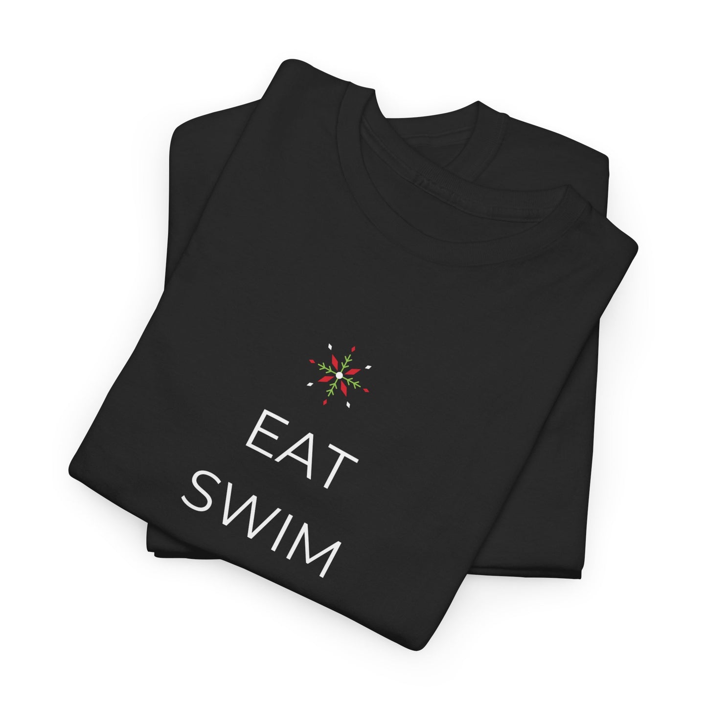 Eat Swim Be Merry: Cotton Unisex Tee